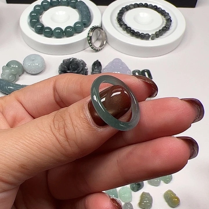 翡翠未镶嵌戒指222222222