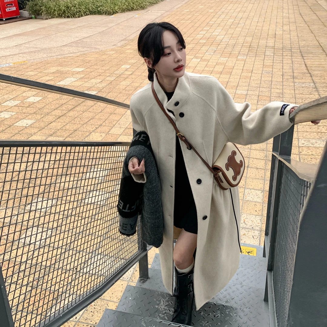 英伦风时尚复古风衣中长款外套女2025年秋季新款显瘦休闲长款大衣