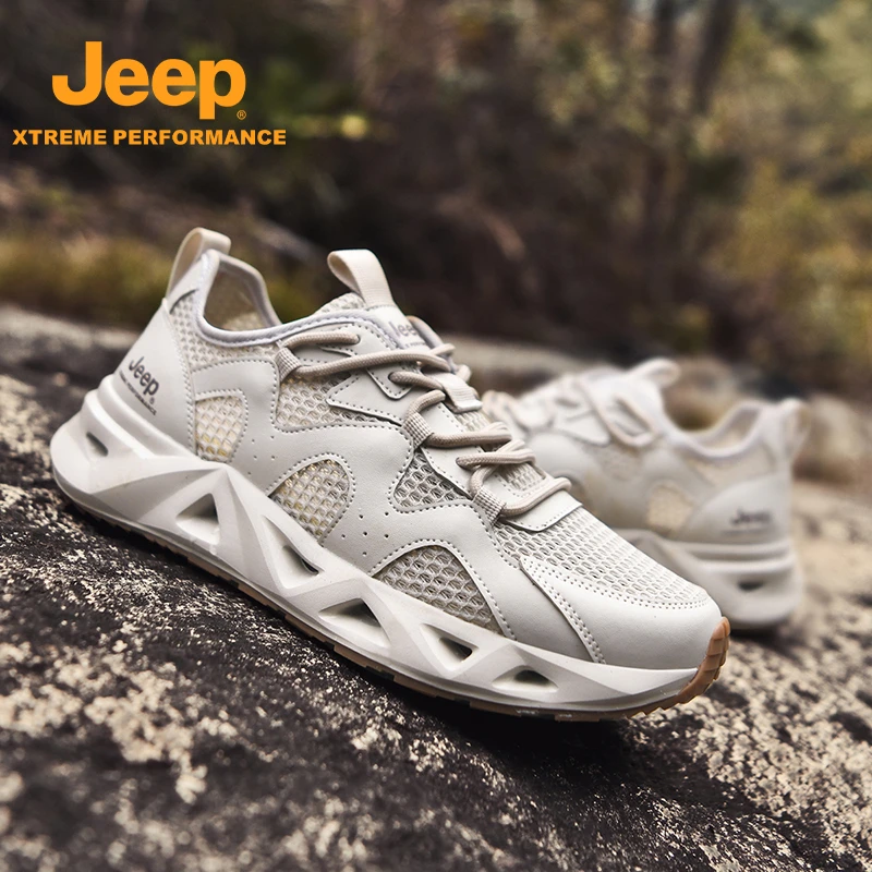 JEEP/吉普Jeep户外情侣溯溪鞋软弹轻盈徒步鞋女夏季耐磨涉水鞋男