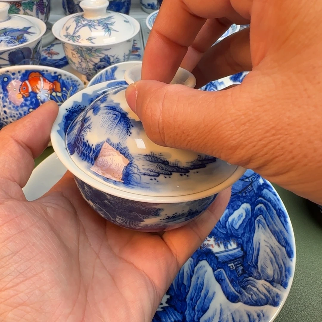 陶纯手工纯手绘茶具342