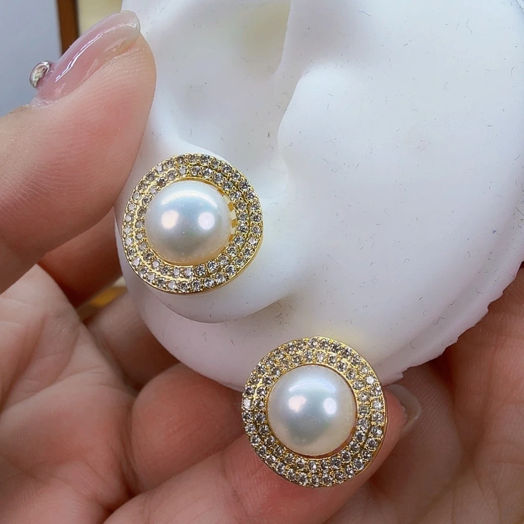 未镶嵌耳饰淡水珍珠