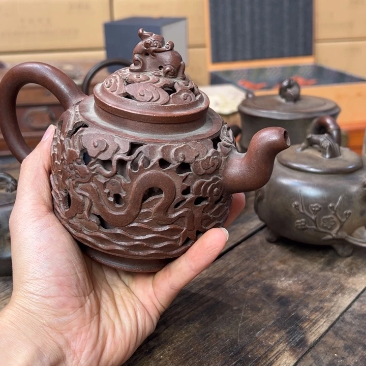慈***佛紫砂套装紫砂壶作品