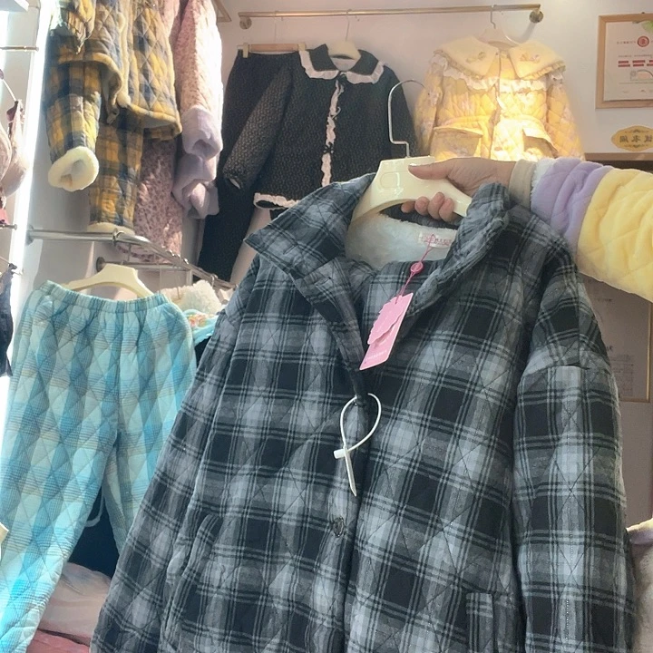 4️⃣品牌加厚棉睡衣套装