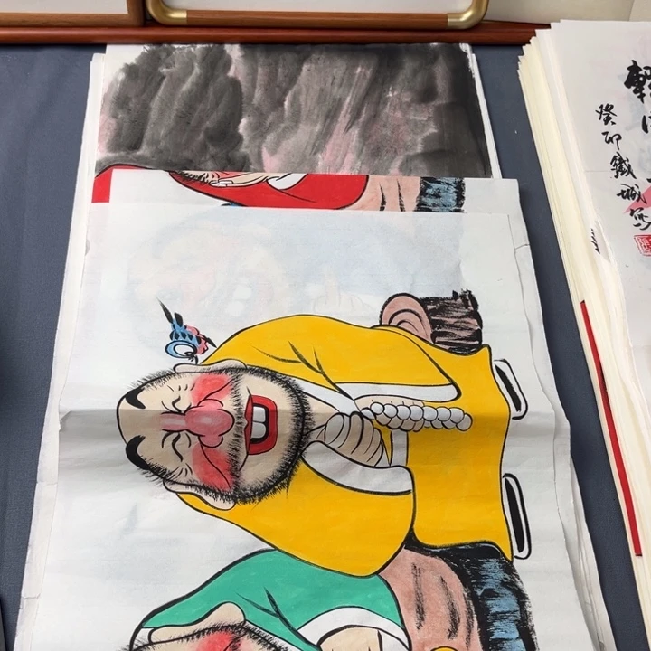 国画纯手绘禅意画作品