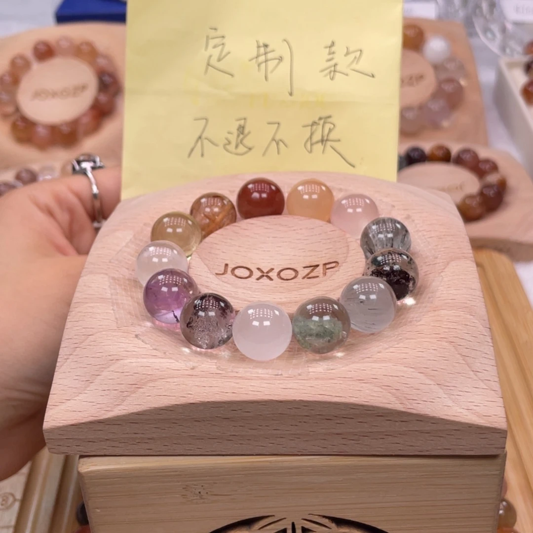 T***怡未镶嵌手串水晶好漂亮的珠珠手串啊啊啊