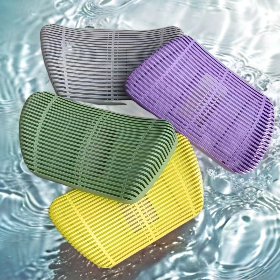 塑料款护颈凉枕夏季凉感办公室家用颈椎枕车用腰靠靠垫午睡军训枕