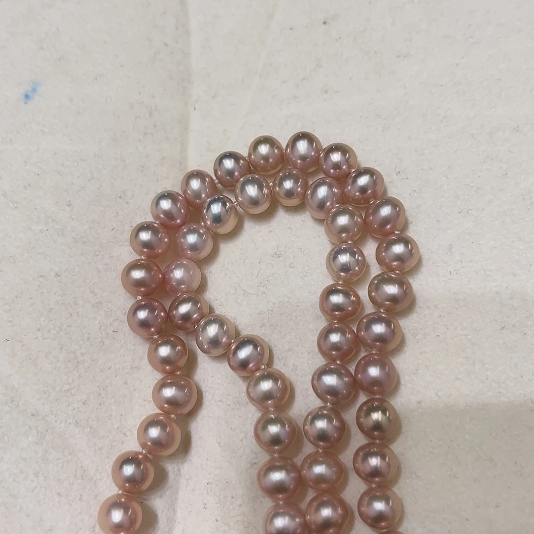 淡水珍珠颈饰银S925镶嵌