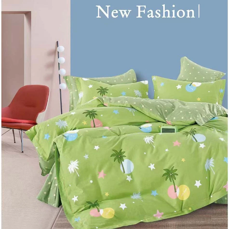 帛纳学生宿舍加厚家纺高密度柔光棉纯棉床品（夏夜）斜纹床上用品