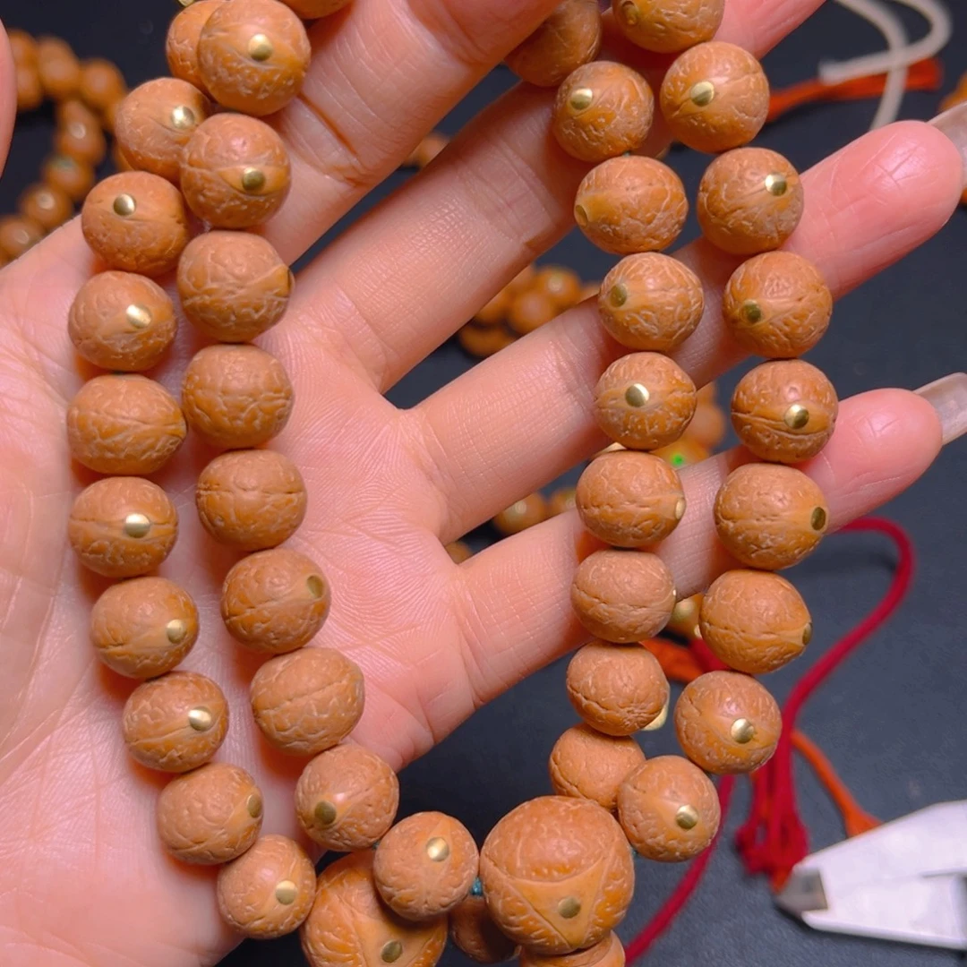 凤眼菩提吊坠11.5mm2025精品铜钉手串