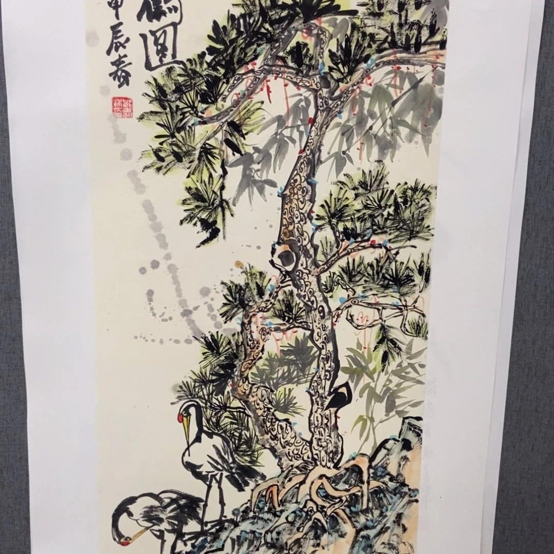 国画手寫手繪国画作品41