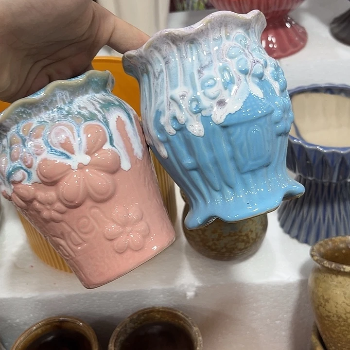 陶瓷花盆全场10包邮