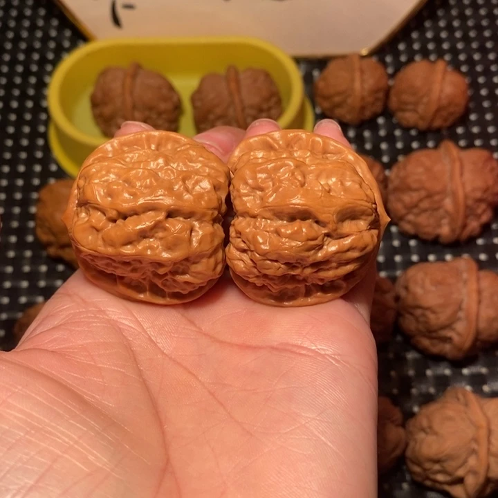 文玩核桃把件开背肌肉蛙