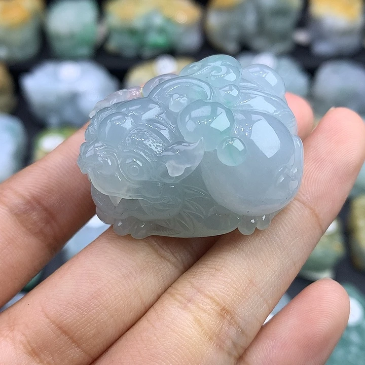 翡翠未镶嵌颈饰天然缅甸翡翠