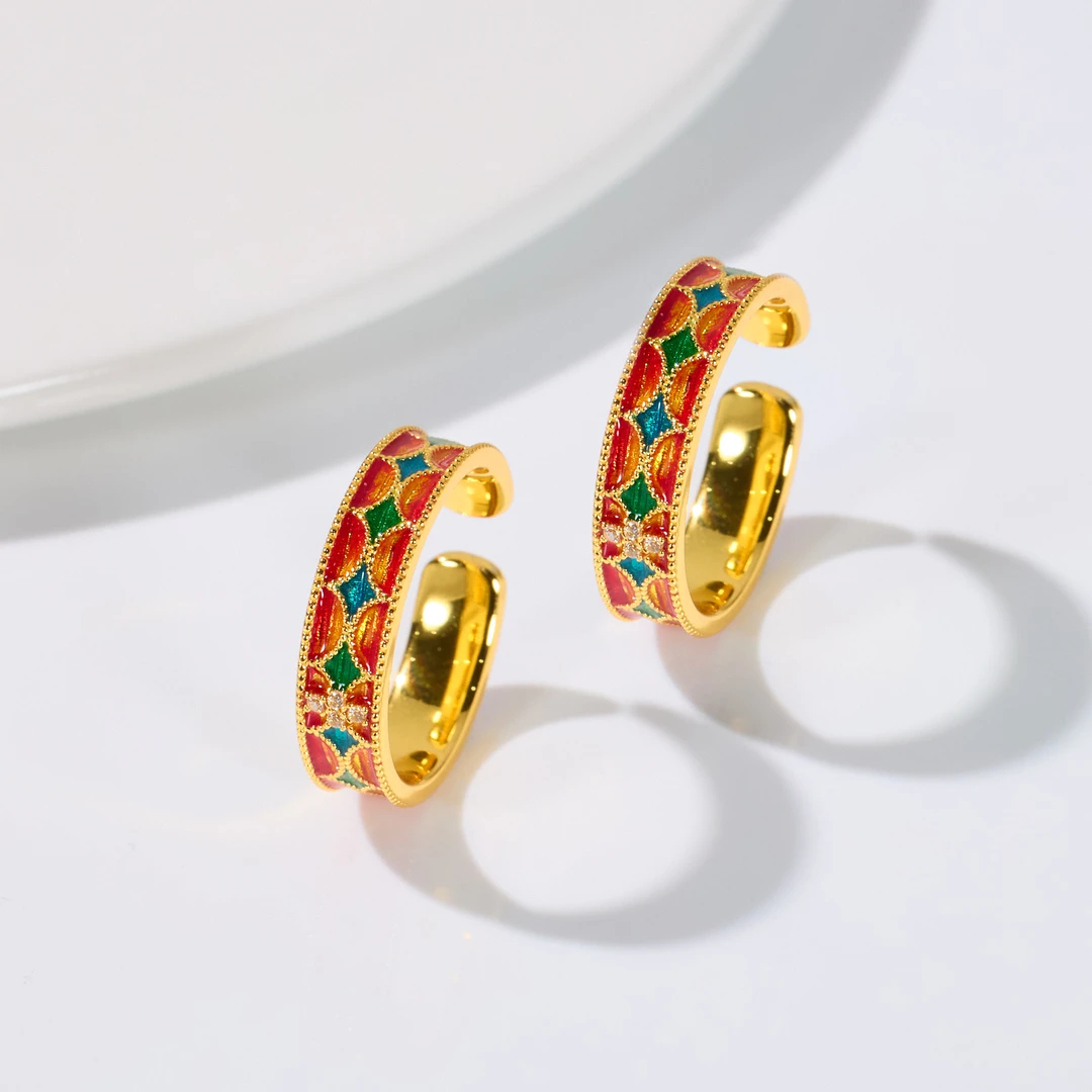 925银银制品 【歪歪】赤马红羊戒指（多样性发一）XB-R0801