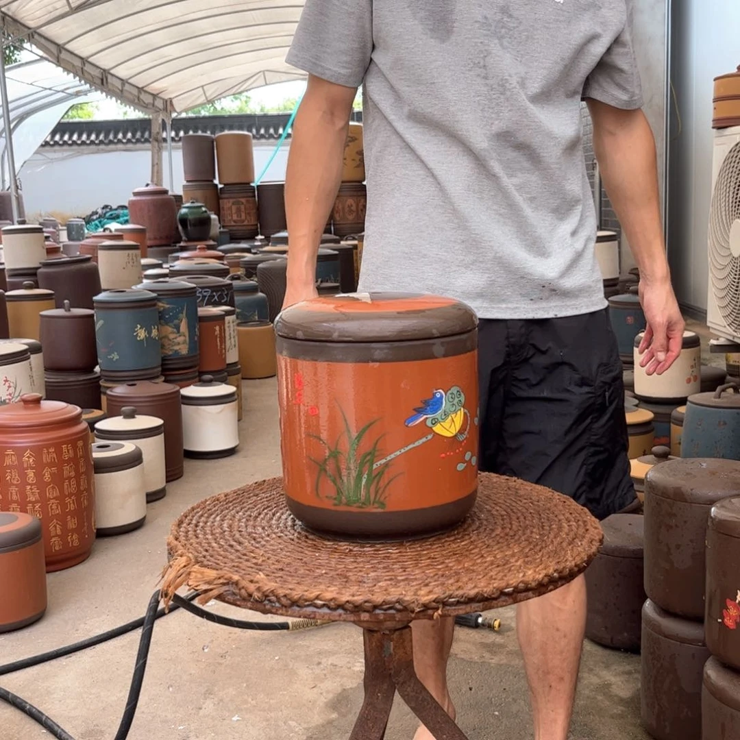 紫砂茶叶罐7 饼茶叶罐