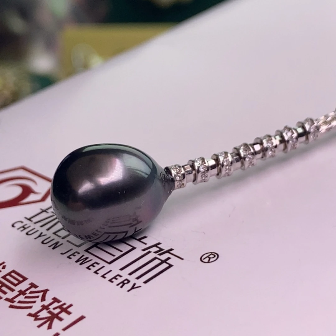 颈饰银S925镶嵌海水珍珠