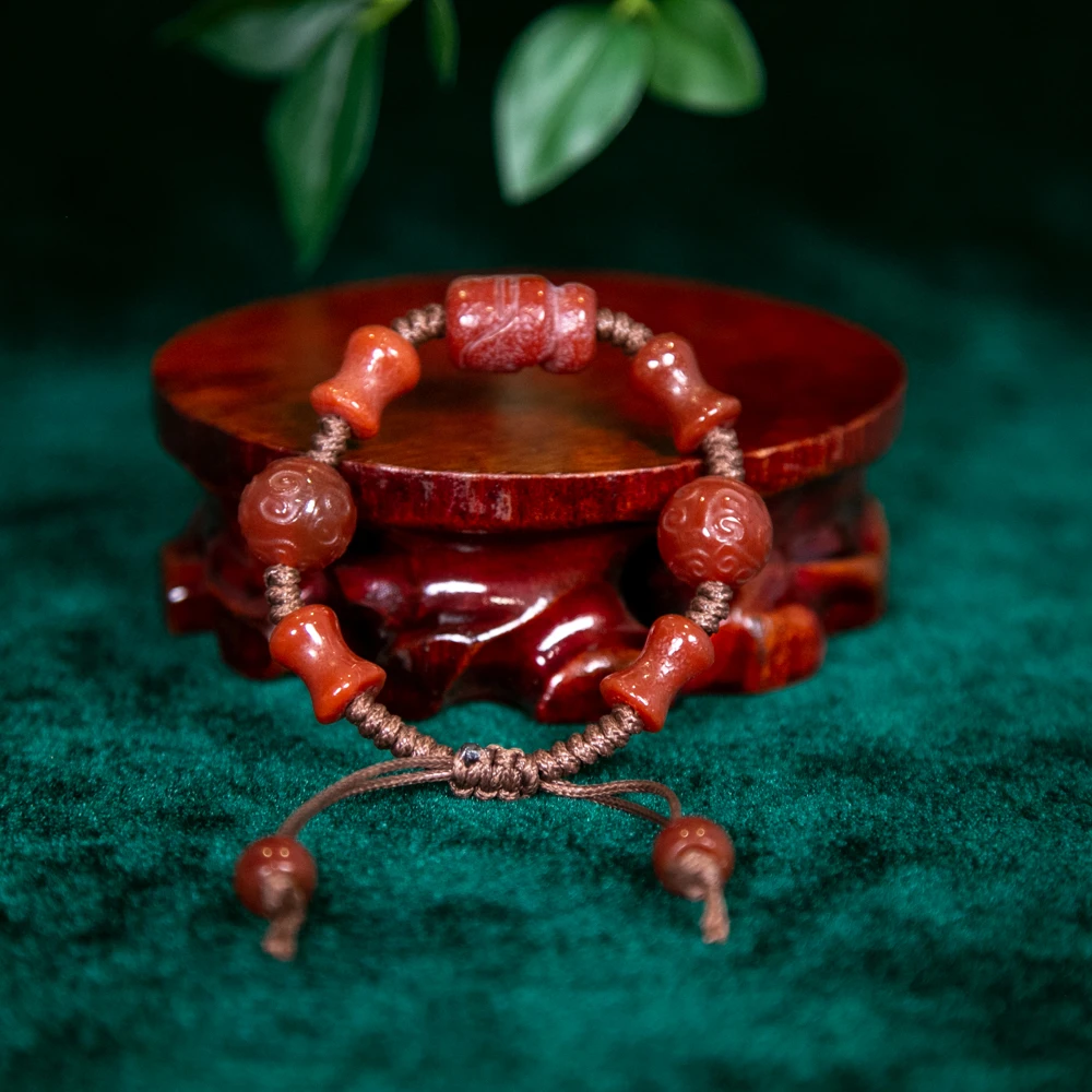 玛瑙如意纹手链SJYQ10062