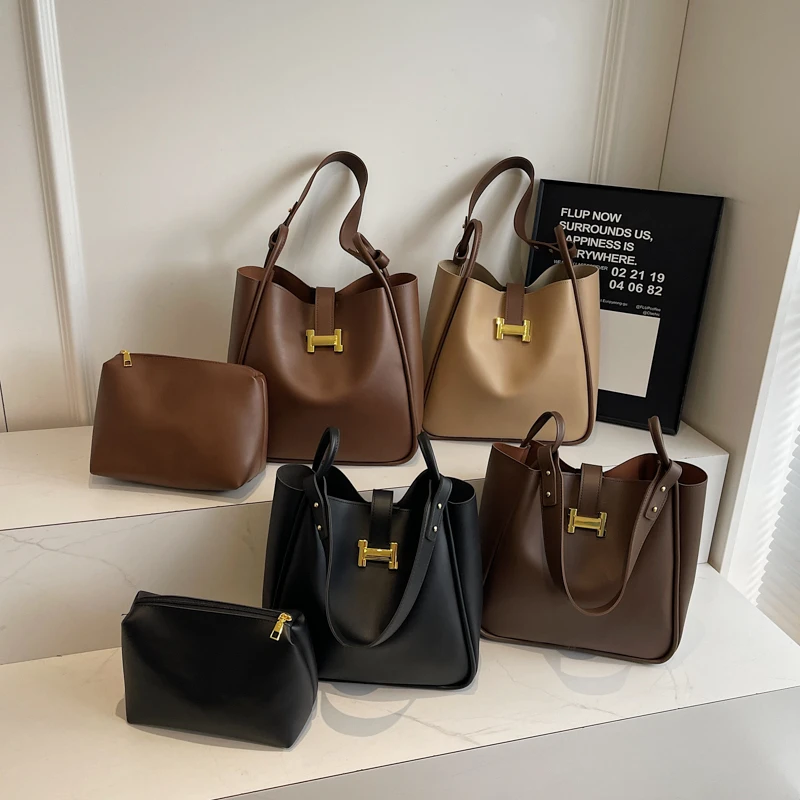 2025新款时尚手提包单肩包腋下包托特包网红洋气百搭女士小众简约