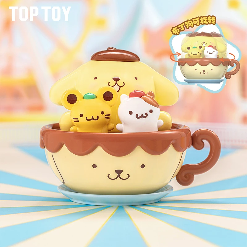 【TOPTOY】布丁狗乐园系列手办潮玩盲盒桌面车载摆件网红公仔玩偶