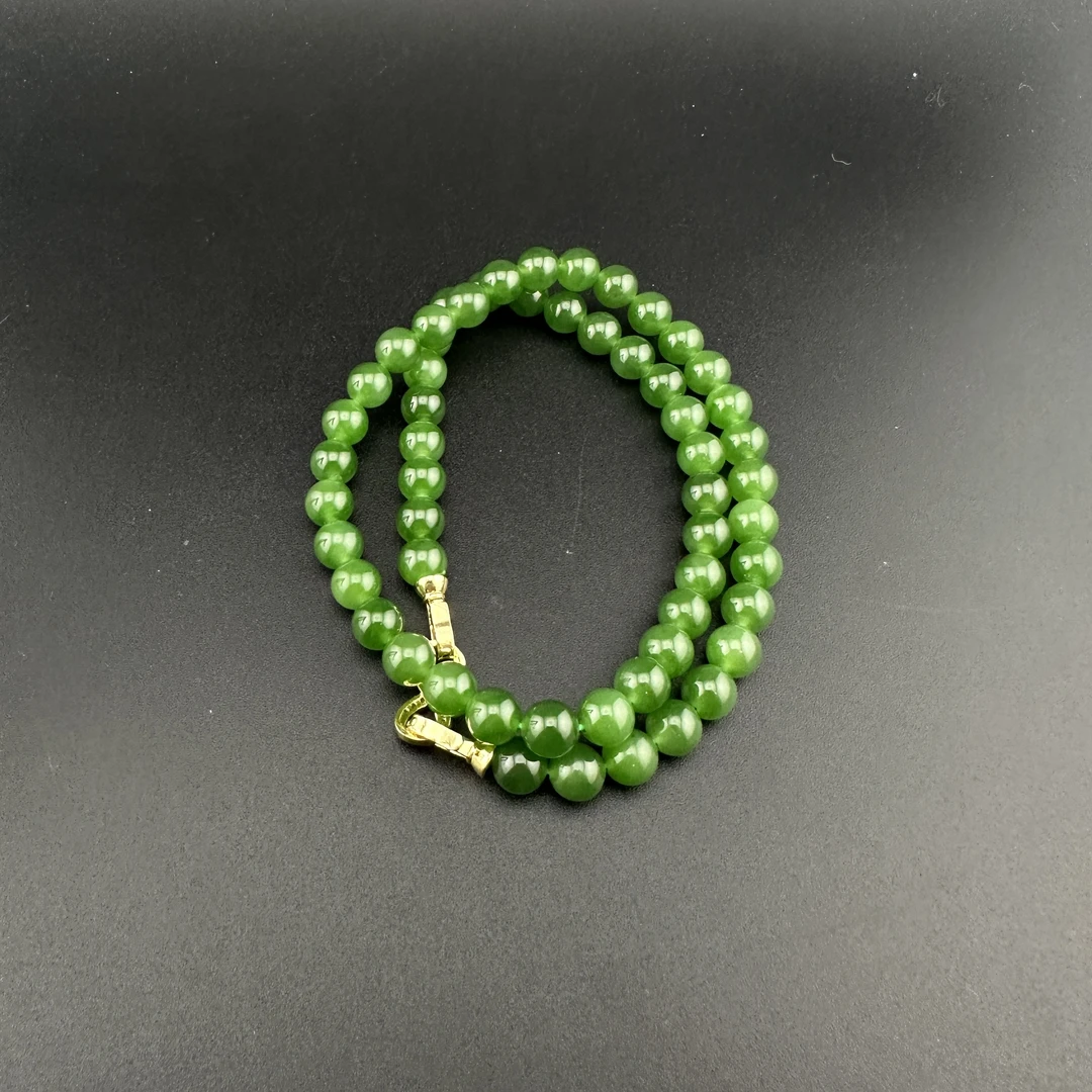 BY1220FWJS标092 北玉精选 和田玉项链 多样性发货