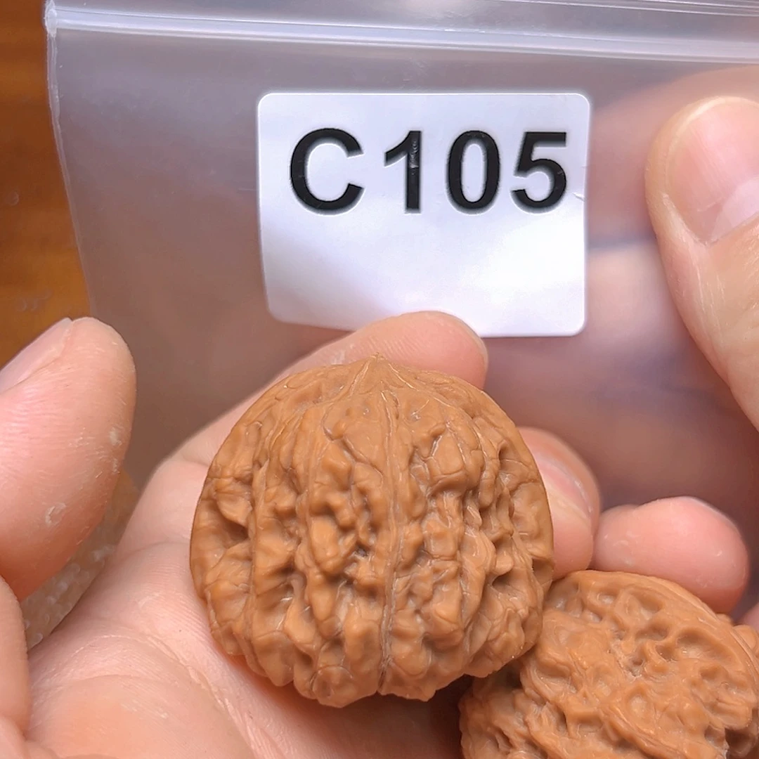 文玩核桃吊坠39凹底