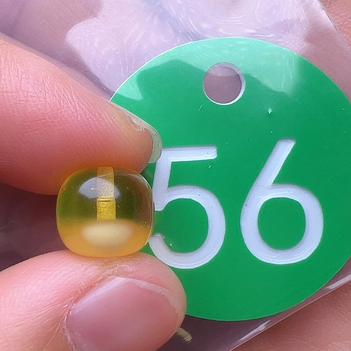 蜜蜡裸石未镶嵌金沙10.3m m