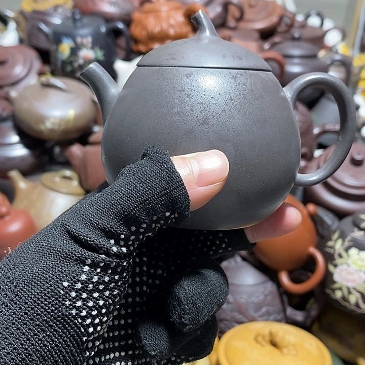 紫砂茶壶微瑕晃盖流口水