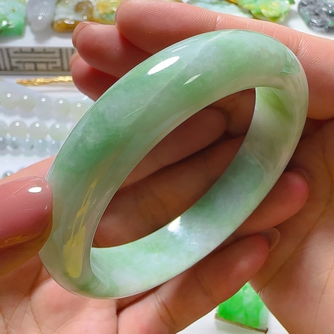 翡翠未镶嵌手镯翡翠580