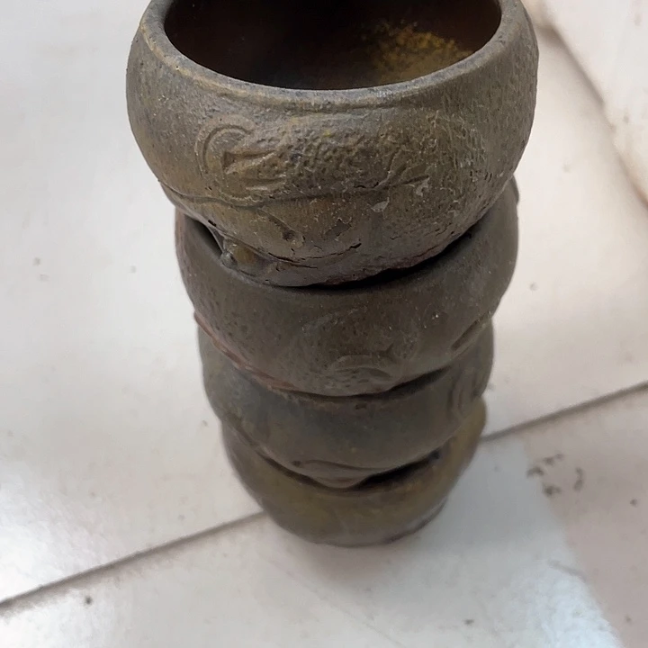 紫砂茶壶处理四个