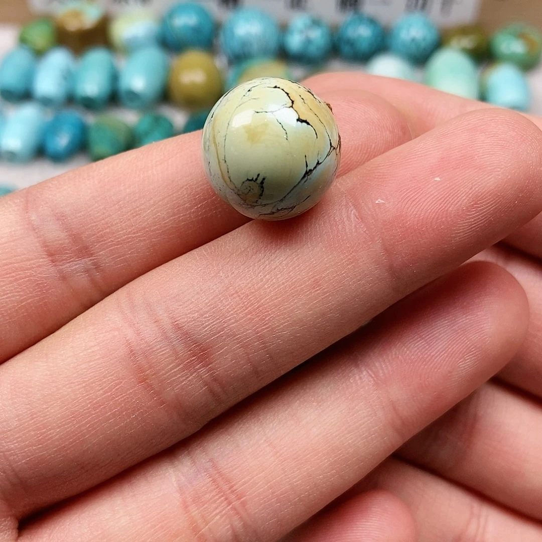 未镶嵌绿松石珠宝半成品