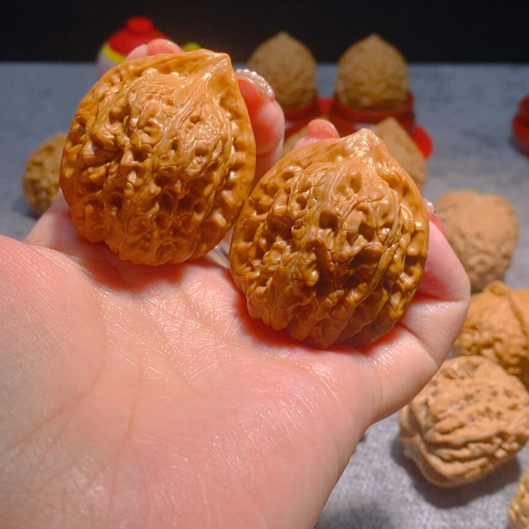 文玩核桃吊坠独**楼39赤龙鸡心（高微差）全品