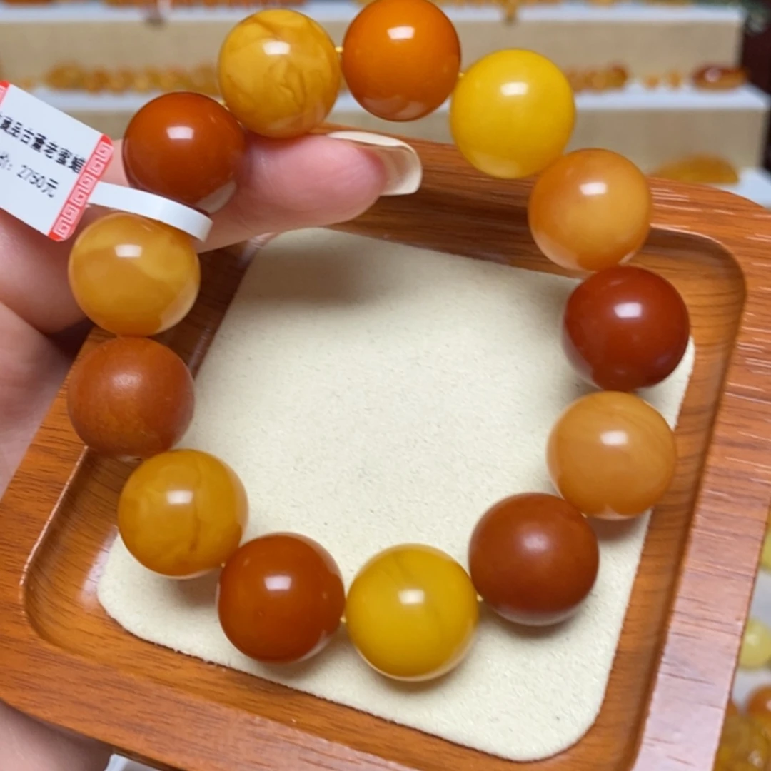 【闪购商品】未镶嵌蜜蜡手链手串