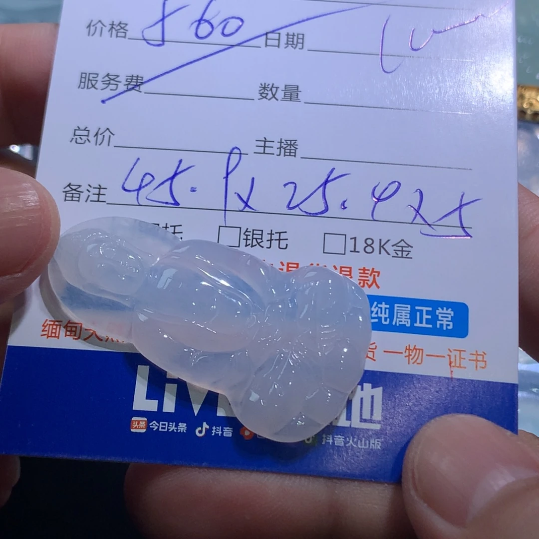 翡翠未镶嵌颈饰大日