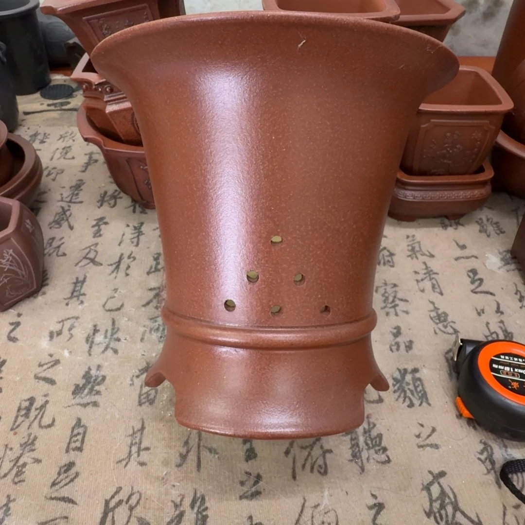 花盆紫砂17x17内经紫砂花盆