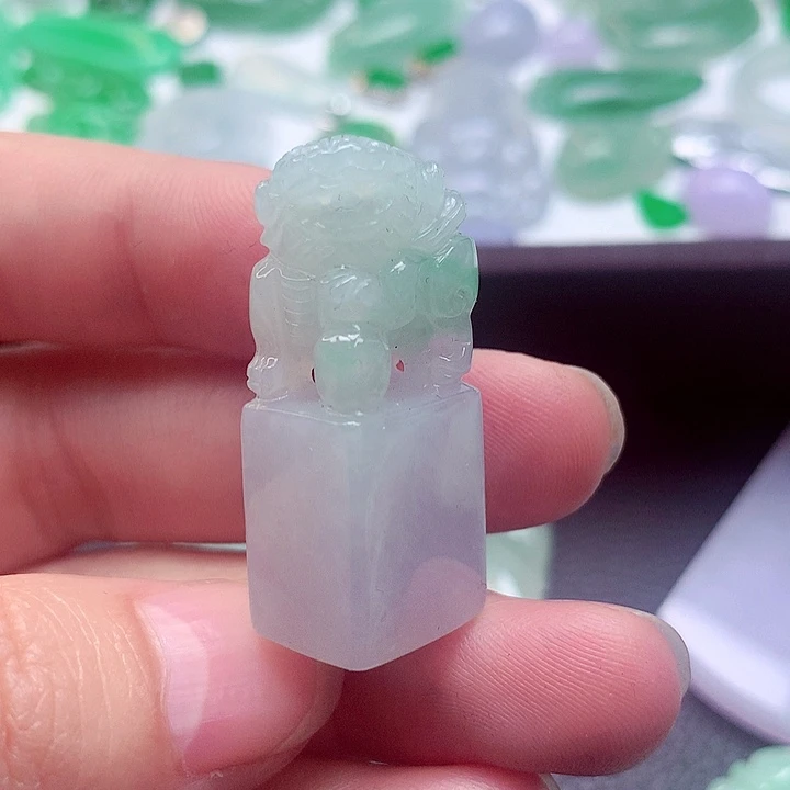 翡翠未镶嵌吊坠(不含链)印章