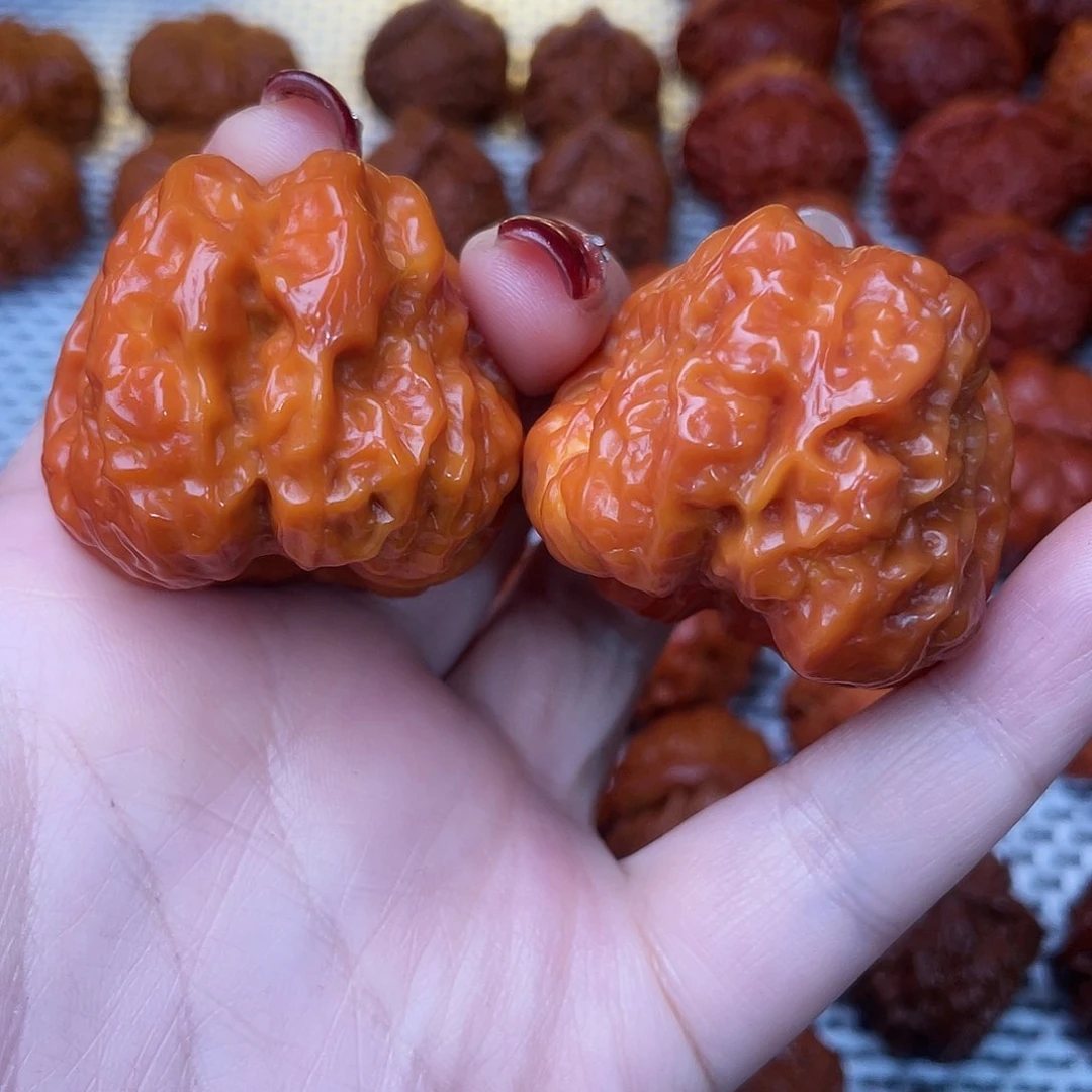 桃核吊坠文玩核桃 手把件 蛤蟆头 40