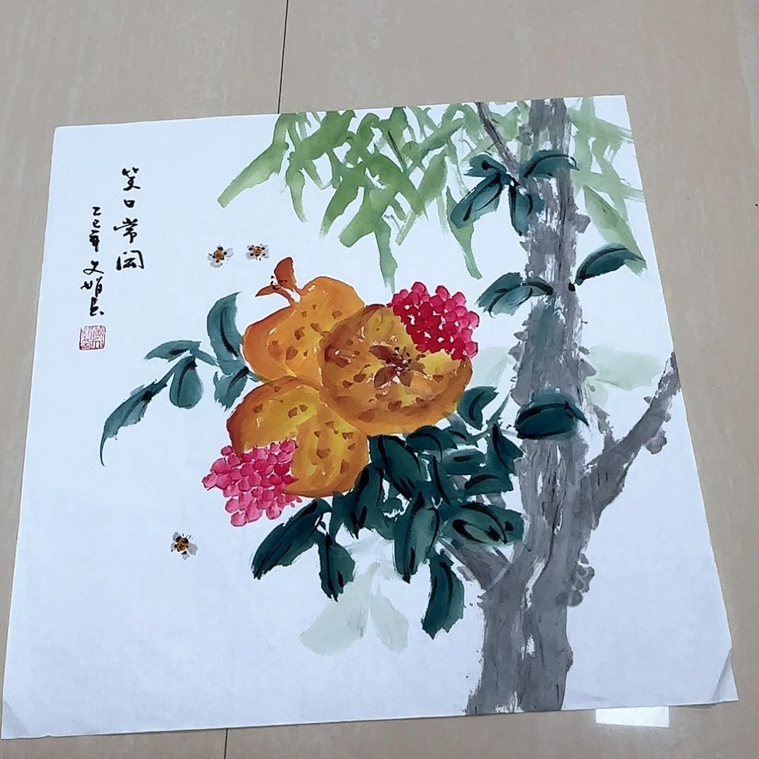 国画国画作品多次