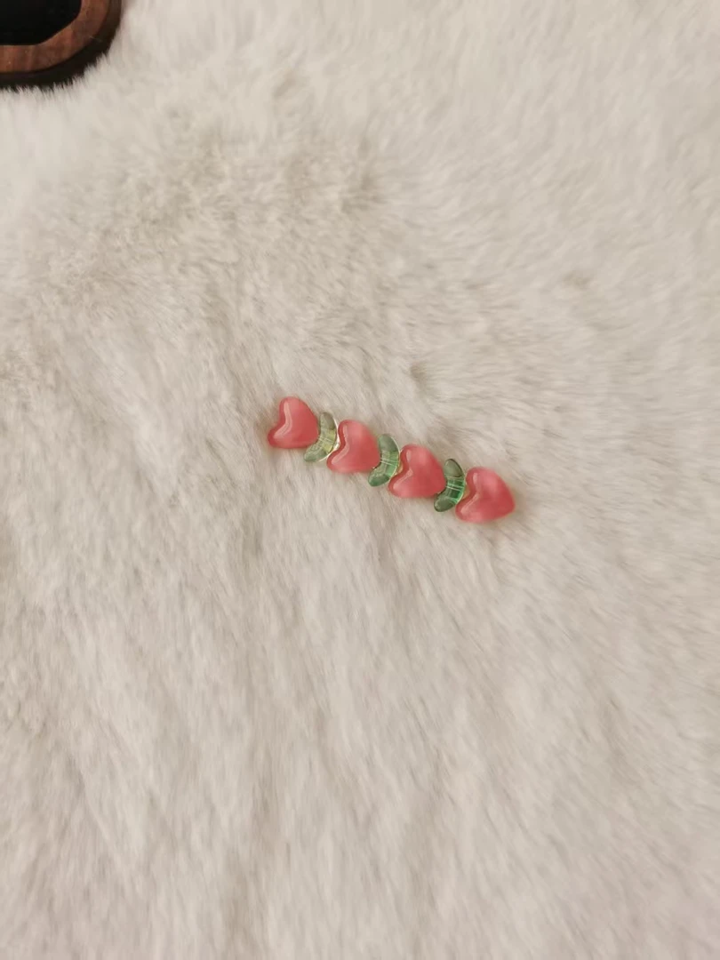 可爱百搭爱心一字夹A311
