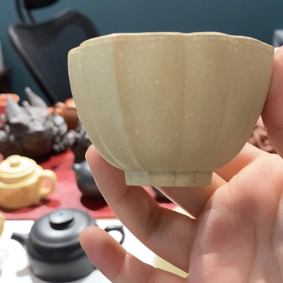 紫砂茶壶萧*宜兴紫砂茶杯