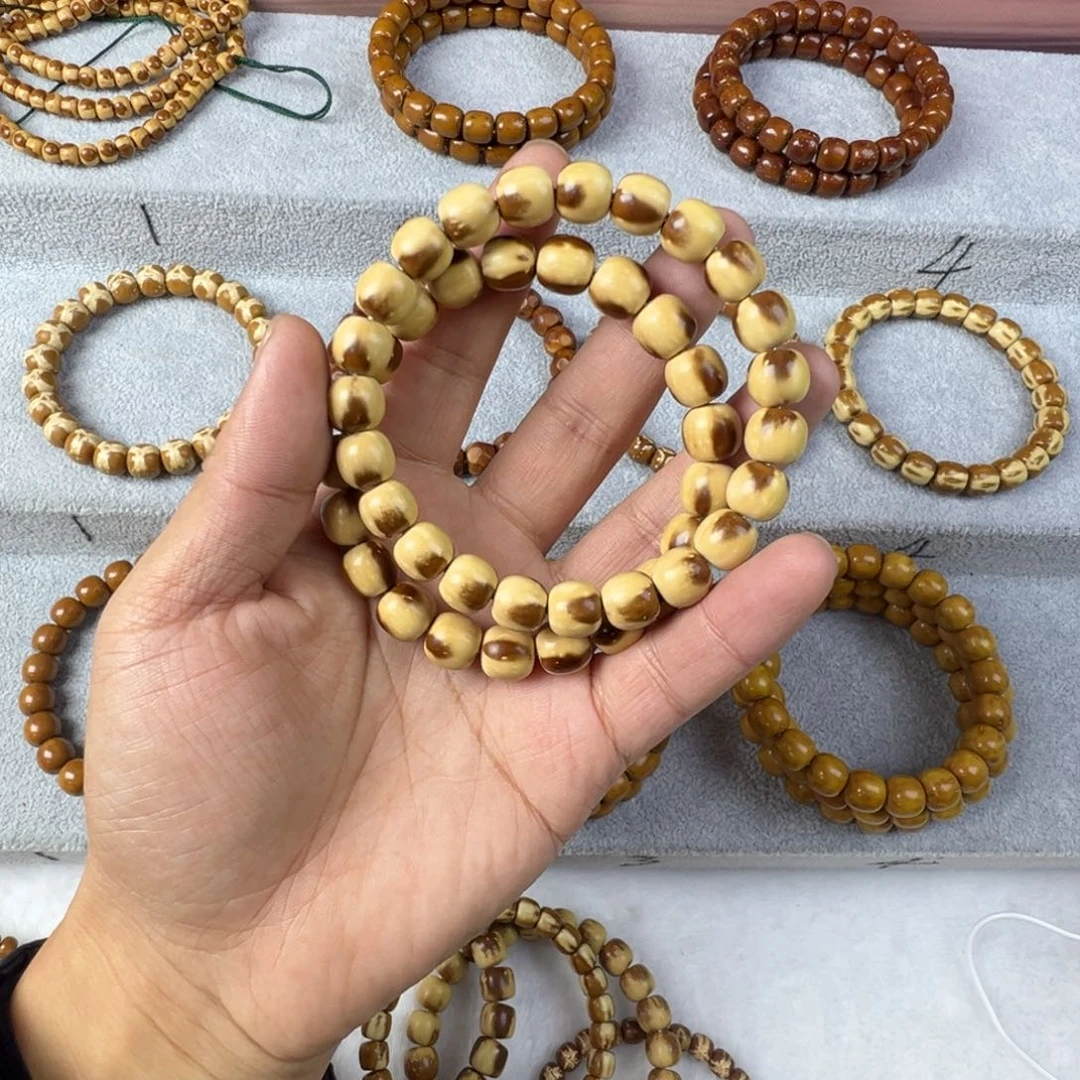 紫金鼠手串实心紫金鼠莲花火焰手串9.4