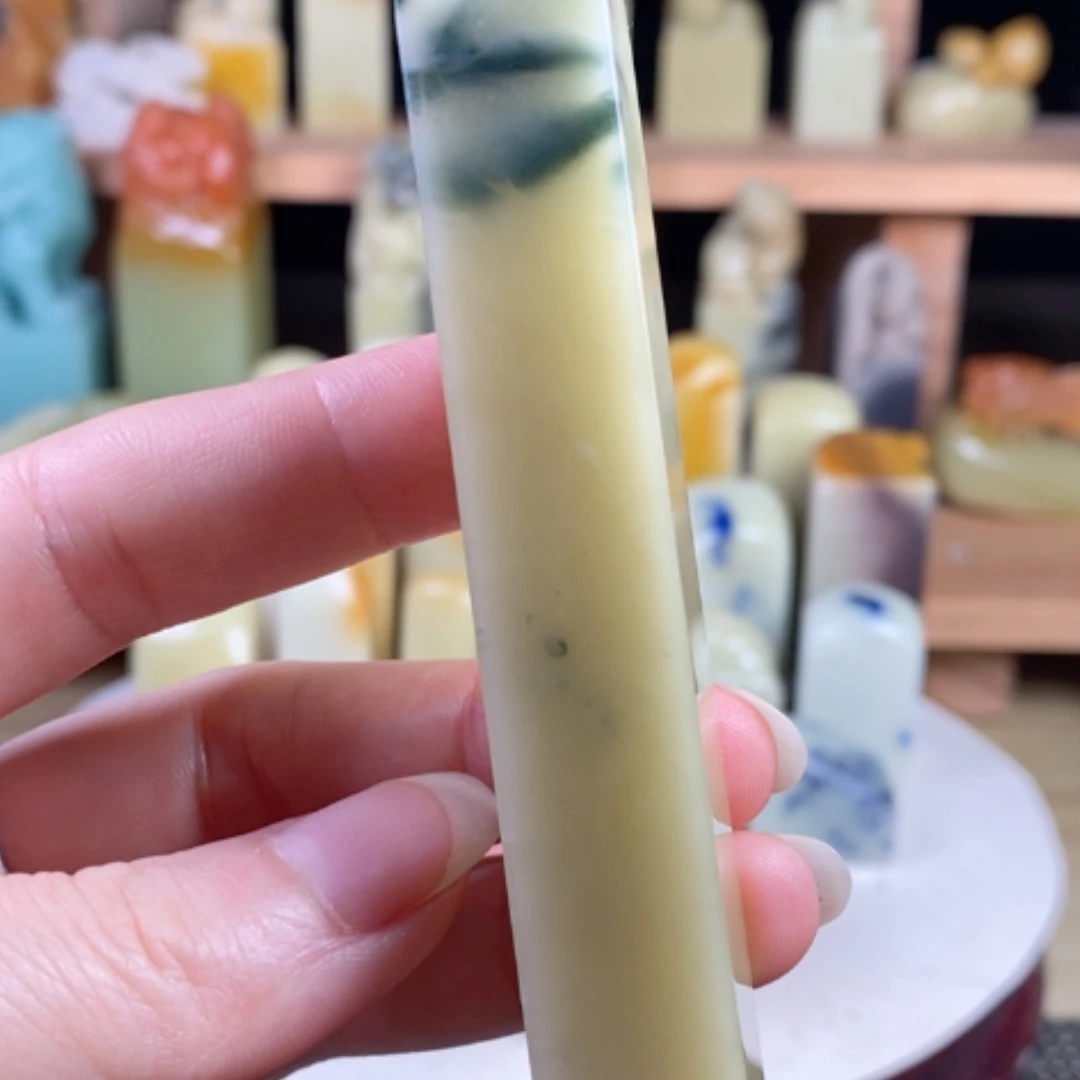 【闪购商品】青田石封门青皮蛋绿………..