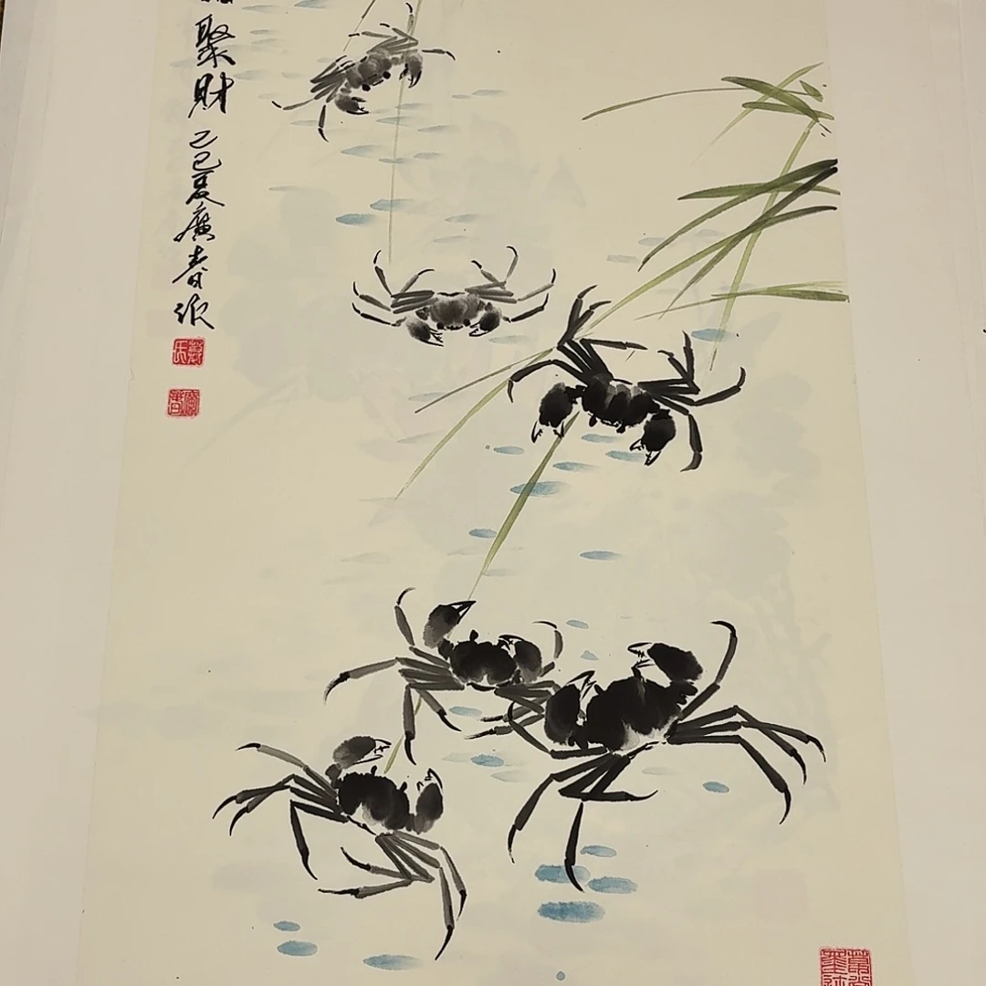 国画三尺写意花鸟一张