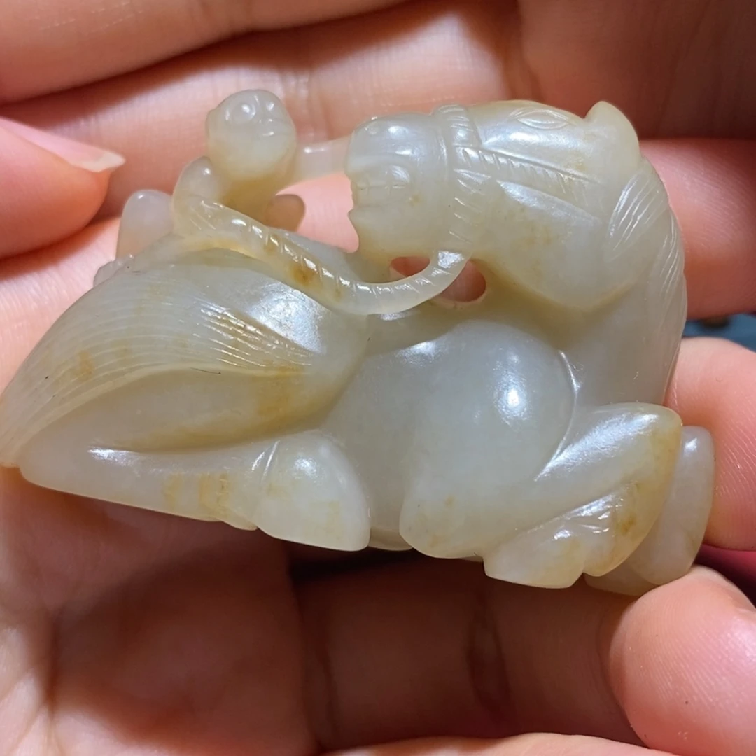 和田玉玉坠未镶嵌v***克