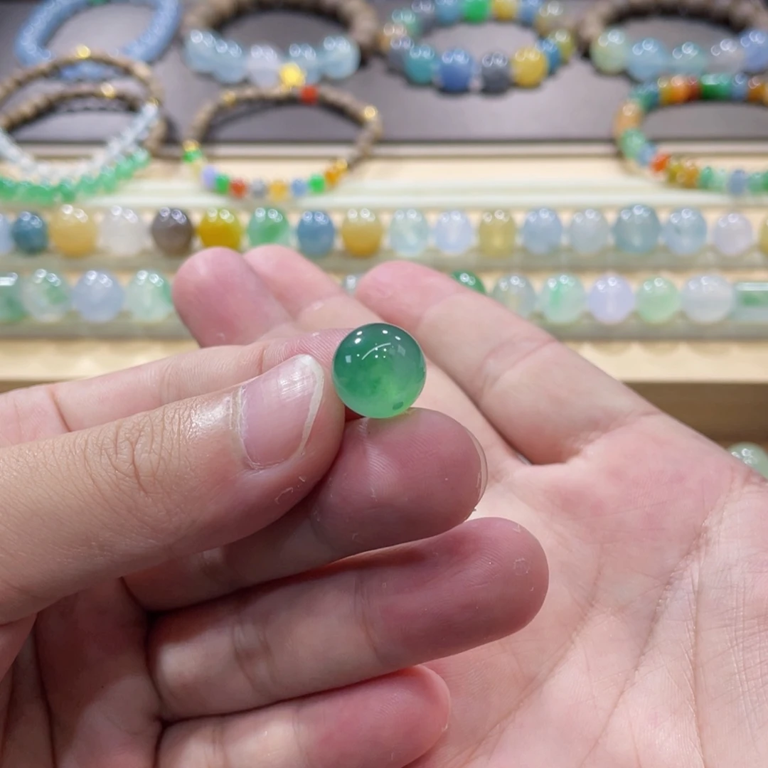 未镶嵌手链翡翠冰绿