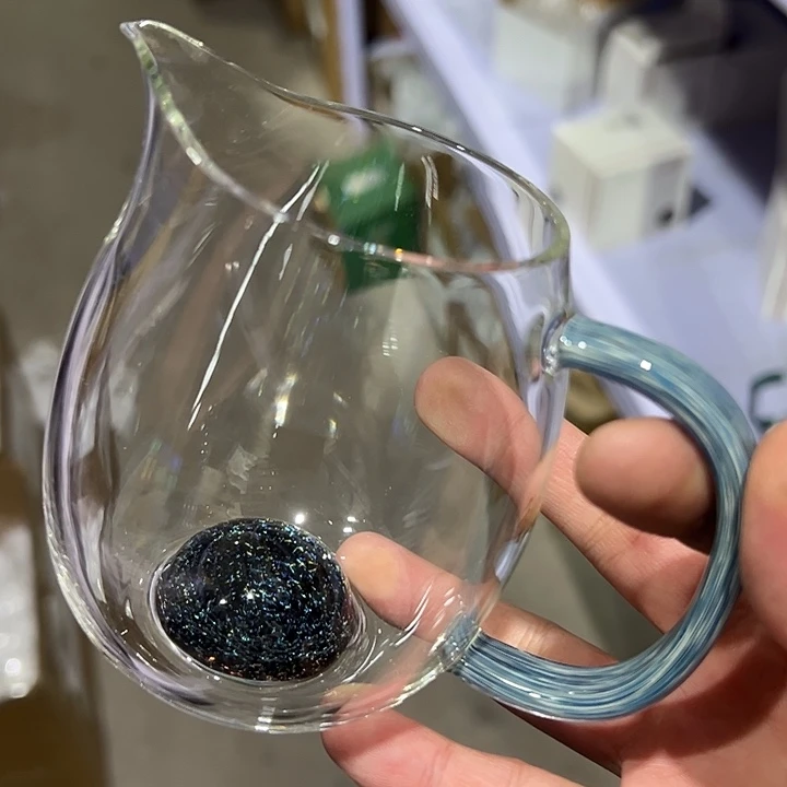 孤品 澄然公道杯 蓝吟