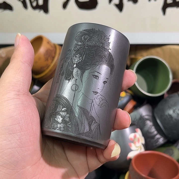 茶杯紫砂全手工紫砂主人杯