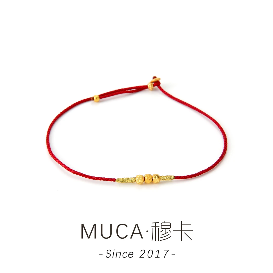 925银布艺手链 【幸运珠】女款手时尚百搭简约手链A1168