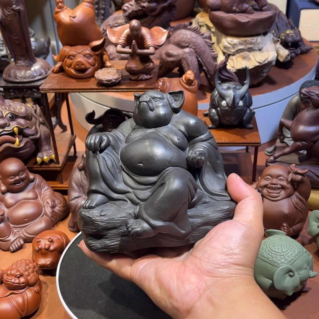 紫砂茶宠紫砂茶宠摆件。