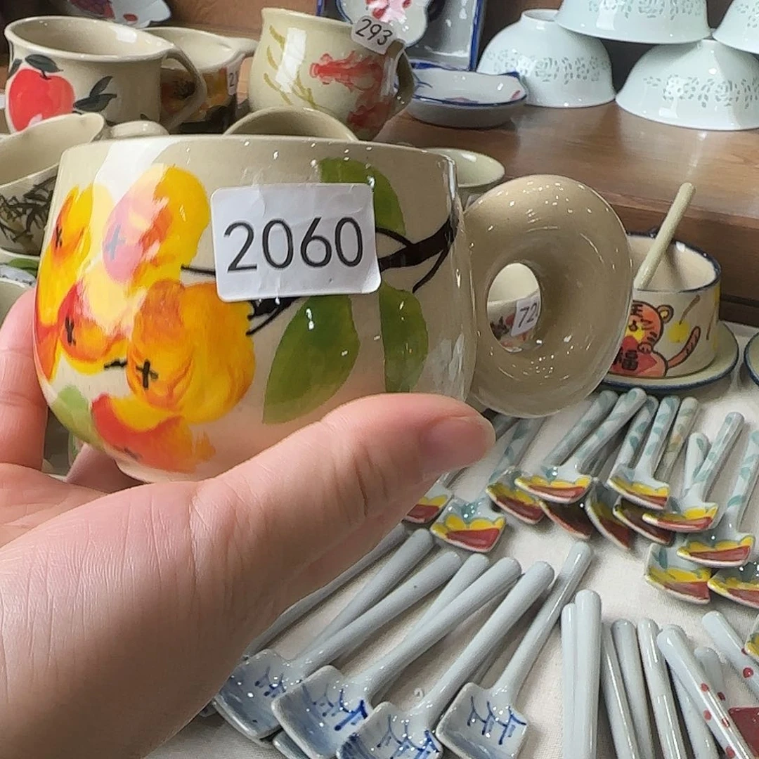景德镇手工陶瓷杯子2060