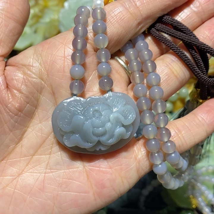 岫玉岫玉吊坠未镶嵌